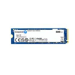 Kingston SSD 500GB NV3 NVMe™ PCIe M.2 2280 (ctení zápis: 6000 5000MB s;)