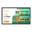 NEC MultiSync M431 PCAP - 43" Třída úhlopříčky M Series displej LCD s LED podsvícením - digital signage - s dotyková obrazovka (multi touch) - 4K UHD (2160p) 3840 x 2160 - osvětlené okraje