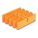 Cable Organizer with 24 cable entries or, Cable Organizer with 24 cable entries or