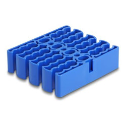 Cable Organizer with 24 cable entries bl, Cable Organizer with 24 cable entries bl