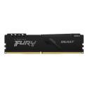 Kingston FURY Beast - DDR4 - modul - 16 GB - DIMM 288-pin - 3733 MHz PC4-29800 - CL19 - 1.35 V - bez vyrovnávací paměti - bez ECC - černá