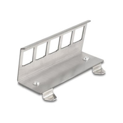 Keystone Metal Mounting 5 Port for DIN r, Keystone Metal Mounting 5 Port for DIN r