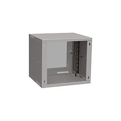 SOLARIX 19 9U 450 nástěnný rozvaděč, Rozvaděč nástěnný skládaný SENSA LITE 9U 450mm, dveře sklo