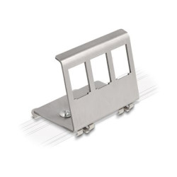 Keystone Metal Mounting 3 Port for DIN r, Keystone Metal Mounting 3 Port for DIN r