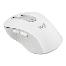 Logitech Signature M650 L - Myš - velká velikost - levák - optický - 5 tlačítka - bezdrátový - Bluetooth, 2.4 GHz - USB přijímač Logitech Logi Bolt - bělavá