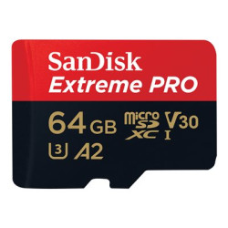 Ext PRO microSDXC 64GB+SD 200MB s