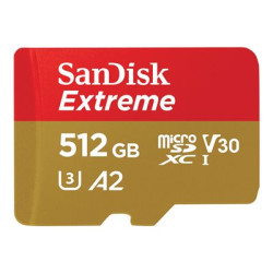 Extreme microSDXC 512GB+SD 190MB s