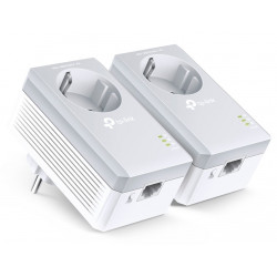 TP-Link TL-PA4010PKIT Powerline adaptér (600 Mbps), průchozí zásuvka