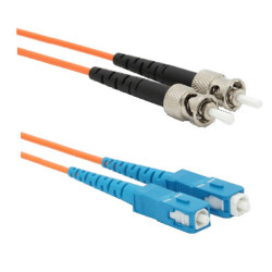 Optický patchkabel duplex ST-SC, 50 125 um MM, 20 m, OM2