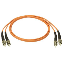 Optický patchkabel duplex ST-ST, 50 125 um MM, 0,5 m, OM2