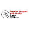 Lenovo Premier Support - Prodloužená dohoda o službách - náhradní díly a práce (pro systém s Premier Support na 1 rok) - 4 let (z původního data zakoupení vybavení) - na místě - doba vyřízení požadavku: příští prac. den - pro ThinkCentre M70; M70a Gen 2; V30a-22IIL AIO; V30a-24IIL AIO; V50a-22IMB AIO