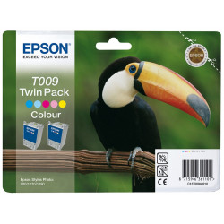 Epson inkoustová náplň C13T00940210 MultiPack (2x náplň) StylusPhoto R1270 1290(T009) 5 barev
