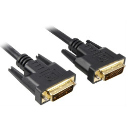 PremiumCord DVI-D propojovací kabel dual-link DVI(24+1) MM 3m černý