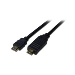 PremiumCord HDMI High Speed + Ethernet kabel se zesilovačem AWG26 3x stínění M M zlacené konektory 15m černý