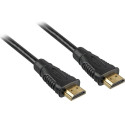 PremiumCord HDMI High Speed + Ethernet kabel zlacené konektory 0,5m černý