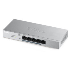 ZyXEL GS1200-5HPv2 Web Smart switch 5x Gigabit metal, 4x PoE (802.3at, 30W), PoE Power budget 60