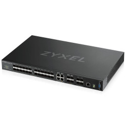 Zyxel XGS4600-32F 32-port Managed Layer3+ Gigabit switch, 24x Gigabit SFP + 4x Gigabit dual personality (RJ45 SFP) + 4x