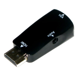 XtendLan Adaptér HDMI (M) na VGA (F), do 1080p