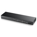 ZyXEL GS1900-24 v2, 24-port GbE L2 Smart Switch, rackmount, fanless