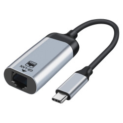 XtendLan Adaptér USB-C na RJ45 15cm, 10 100 1000Mhz WIN Android MacOS
