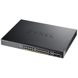 ZyXEL XGS2220-30HP, L3 Access Switch, 400W PoE, 16xPoE+ 10xPoE++, 24x1G RJ45 2x10mG RJ45, 4x10G SFP+ Uplink, incl. 1 yr