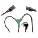 PremiumCord Kabel síťový 230V, Y-kabel přívodní M-2x F