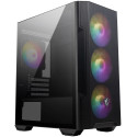 MSI skříň MAG FORGE M100R bez zdroje levé temperované sklo 4x 120 mm A-RGB fan 1x USB3.2 černá