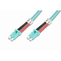 DIGITUS Fiber Optic Patch Cord, LC to LC, Multimode, OM3, 50 125 µ, Duplex Length 5m