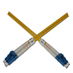 Optický patchkabel duplexní, LC-LC 9 125um SM, 10m, OS2