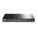 TP-Link T2700G-28TQ JetStream 28-Port Gigabit Stackable L2+ Managed Switch