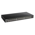 D-Link DGS-1250-52X, 48-port Gigabit Smart Managed Switch with 4x 10G SFP+ ports
