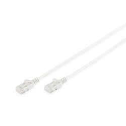 Digitus CAT 6 U-UTP slim patch cord, Cu, LSZH AWG 28 7, length 3 m, color grey