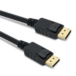 PremiumCord DisplayPort 1.4 přípojný kabel M M, zlacené konektory, 1m
