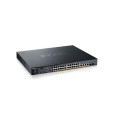 Zyxel XMG1930-30HP, 24-port 2.5GbE Smart Managed Layer 2 PoE 700W 22xPoE+ 8xPoE++ Switch with 4 10GbE and 2 SFP+ U