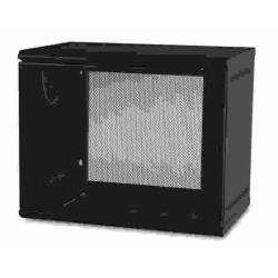 APC NetShelter 9U Wallmount Rack Cabinet Single Hinged Switch Depth 