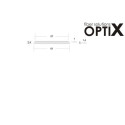 OPTIX trubičková Ochrana Optického svaru 61mm Premium Transparent 100