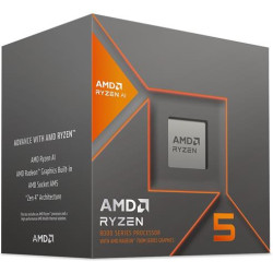 AMD cpu Ryzen 5 8600G AM5 Box (6core, 12x vlákno, 2MB,65W,AM5, AMD Radeon 760M Graphics), chladič Wraith Stealth