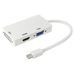 PremiumCord adaptér mini DisplayPort - DP + HDMI + DVI + VGA , 1080p, 4K*2K