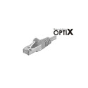 OPTIX S FTP Patch cord Cat6A, 0,25m šedý