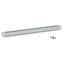 Triton 19\' záslepka 1U plastový zámek, síto 75%-4mm RAL7035