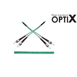OPTIX ST-ST Optický patch cord 50 125 0,5m Duplex OM3