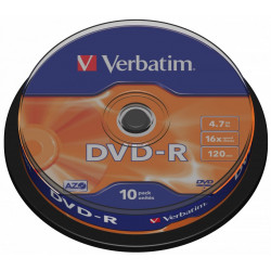 VERBATIM DVD-R 4,7GB 16x 10pack spindle
