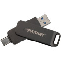 PATRIOT RAGE R550 64GB USB Typ-A + USB Typ-C USB 3.2 Gen 1 šedá