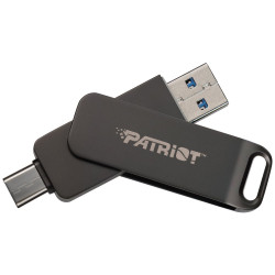 PATRIOT RAGE R550 128GB USB Typ-A + USB Typ-C USB 3.2 Gen 1 šedá