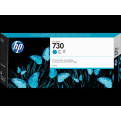 HP originální ink P2V68A, HP 730, cyan, 300ml, prošlá expirace (2021); obal B (viz. popis)