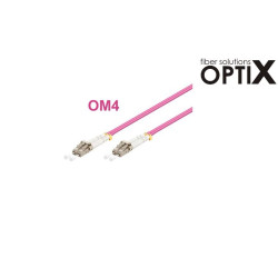 OPTIX LC-LC Optický patch cord 50 125 0,5m OM4 Duplex