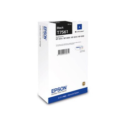 Epson originální ink C13T75614N, T7561, L, black, 2500str., 50ml, 1ks, Epson WorkForce Pro WF-8590DWF