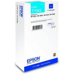 Epson originální ink C13T75624N, T7562, L, cyan, 1500str., 14ml, 1ks, Epson WorkForce Pro WF-8590DWF