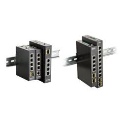 D-Link DIS 100G-10S - Přepínač - neřízený - 8 x 10 100 1000 + 2 x 100 1000 SFP - lze montovat na konzolu DIN, pro připevnění na zeď