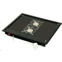 TRITON Ventilační jednotka horní (spodní), 2 ventilátory-230V 30W, termostat, šedá